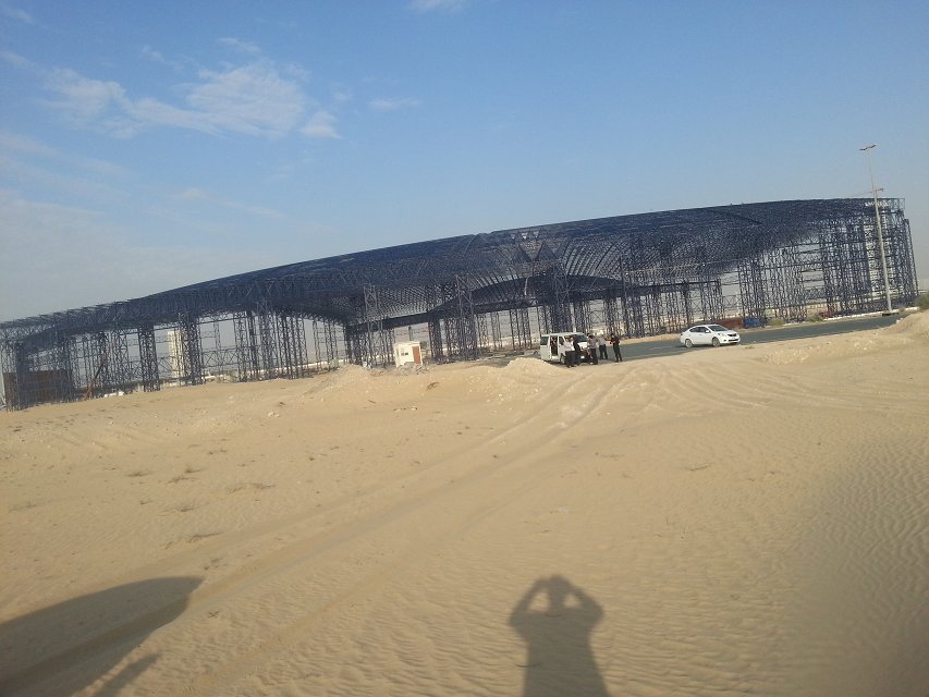 任丘大型场馆网架工程
